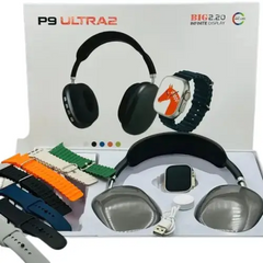 P9 Ultra 2 Smart Watch Combo With Headphones