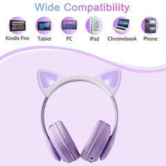 Cute Cat Wireless Headphones